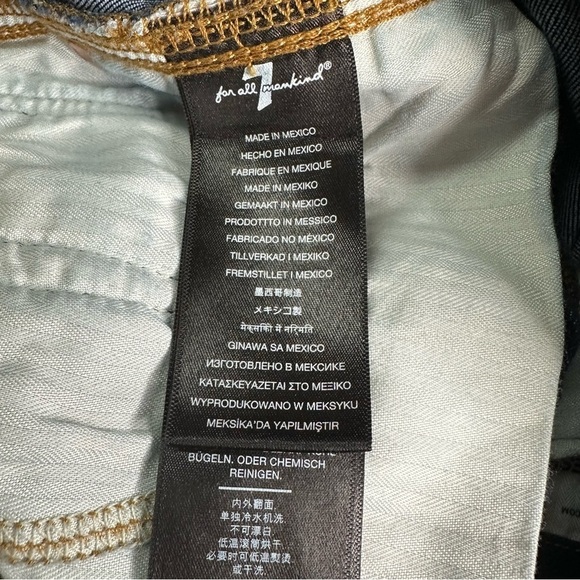 7 For All Mankind Tailorless”A” Pkt Jeans. Size 26 A Pocket - Picture 11 of 14